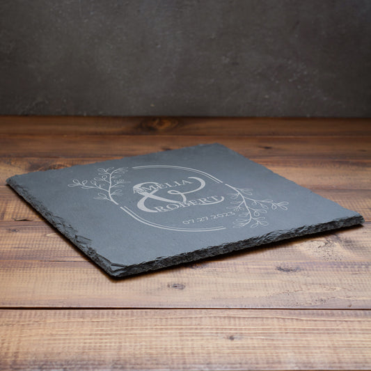 Spice Up Your Sips with Personalised Laser-Engraved Slate Coasters!
