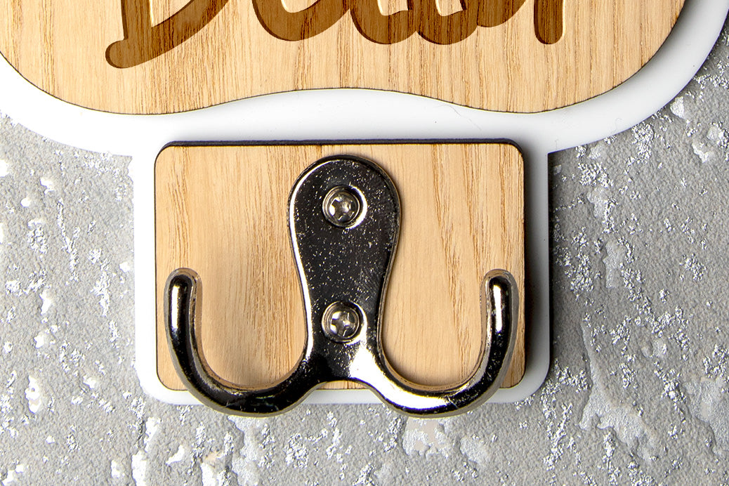 Personalised Paw Shaped Dog Lead Holder 🐾